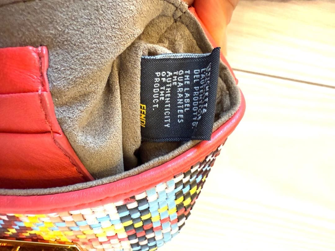 極美品❤︎パリ本店購入FENDI マルチカラー ショルダーバッグアンティーク