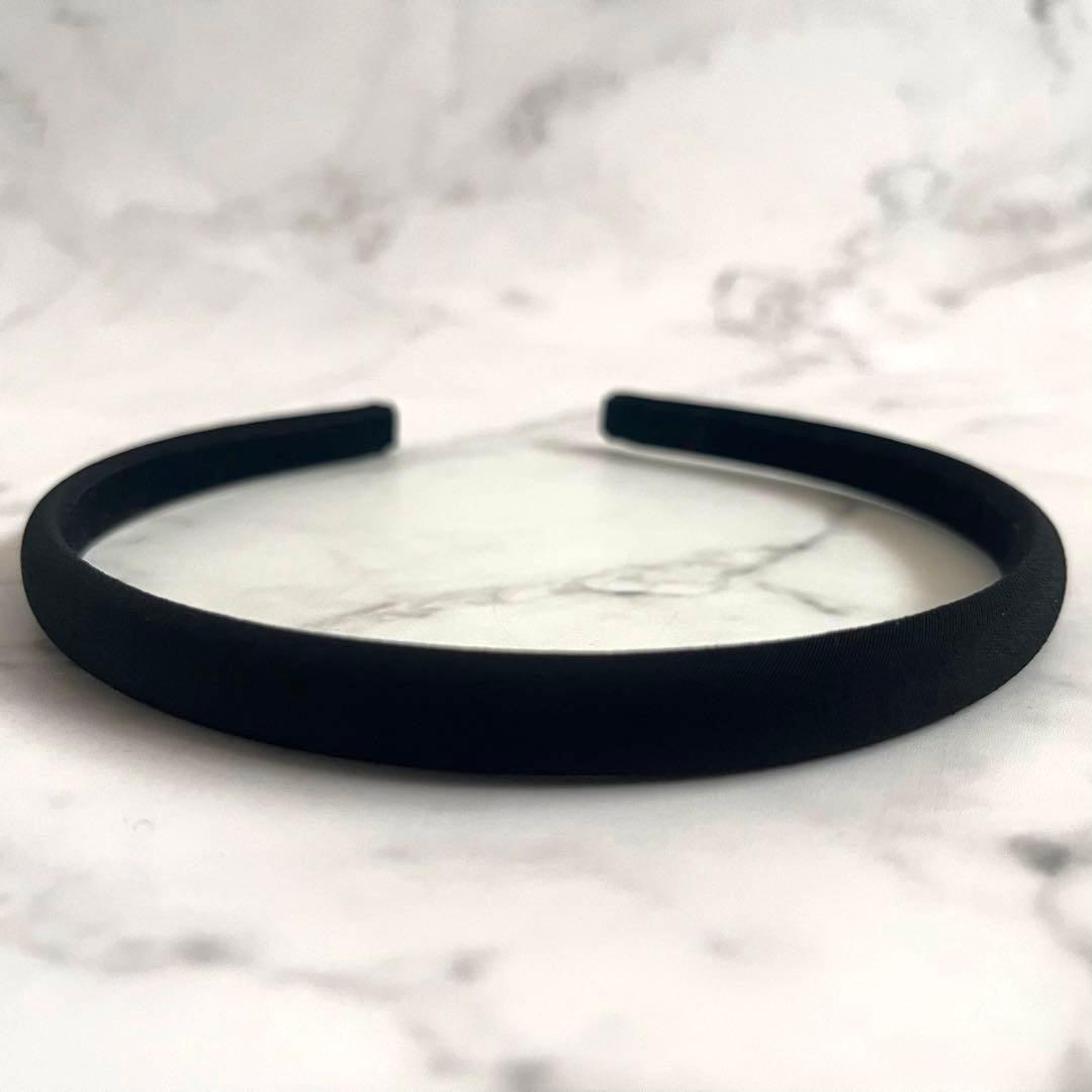 ほぼ未使用　アレクサンドル ドゥ パリ カチューシャ (1 cm) 黒