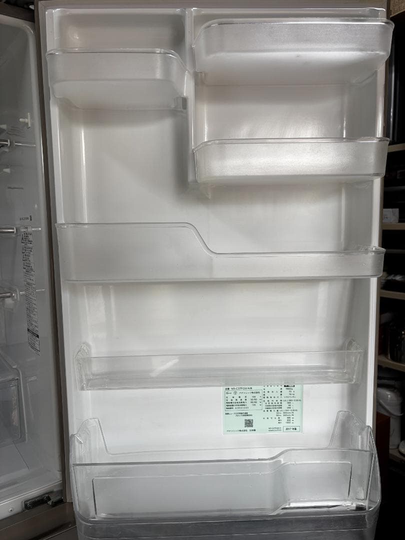 【中古】Panasonic NR-C37FGM-N 冷蔵庫 日本製