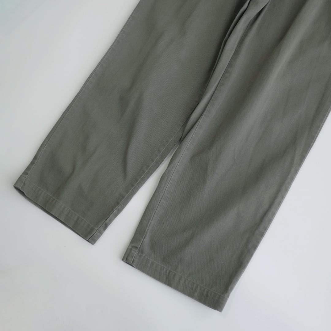 ラルフローレン 90s ツータックチノパンツ グレー 36×30.