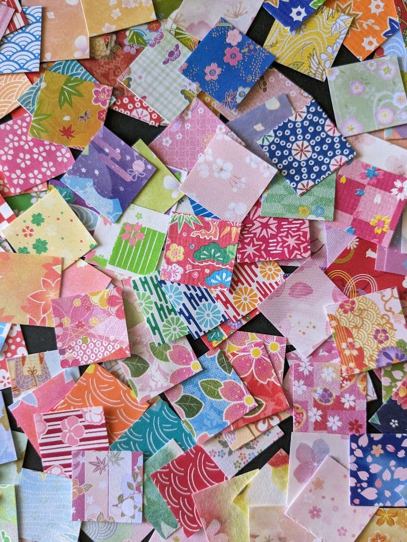 【ryo様確認用】No.4 和柄フレークシール 2cm角(小) 140枚