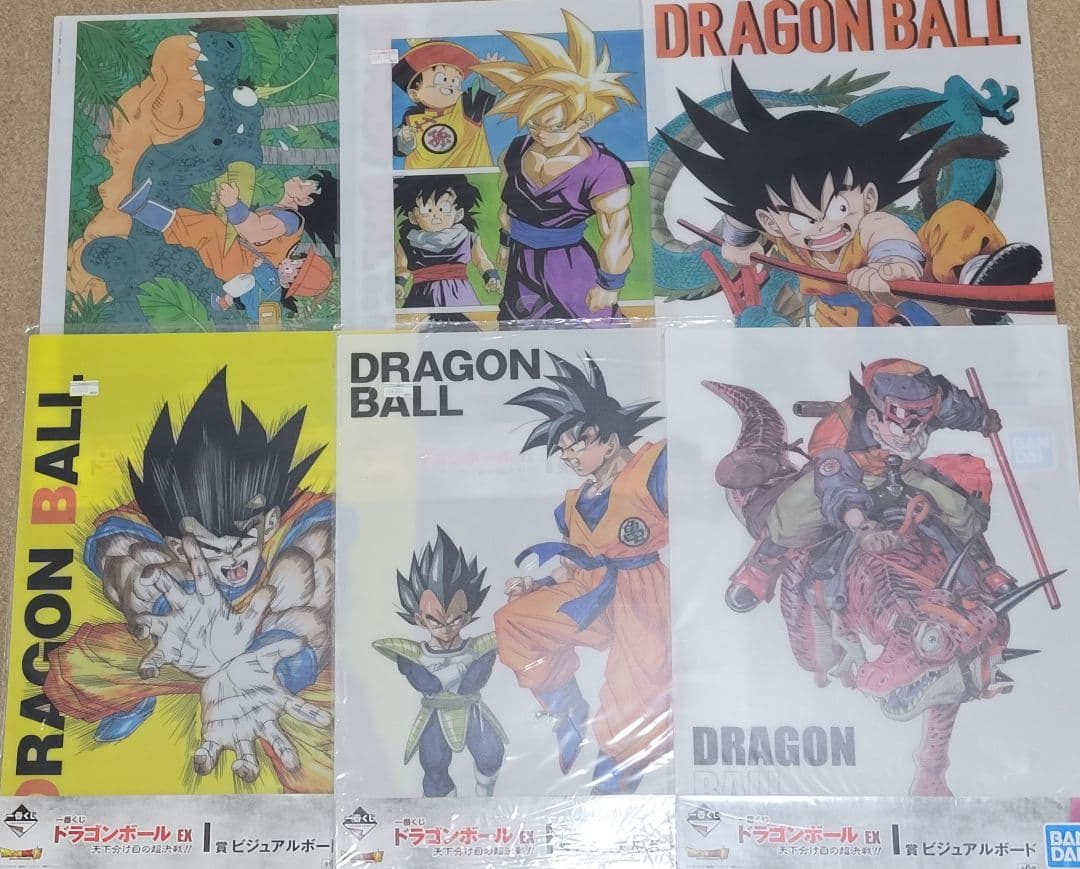 ドラゴンボール 一番くじ I賞 H賞 ビジュアルボード ビジュアルシート 36枚