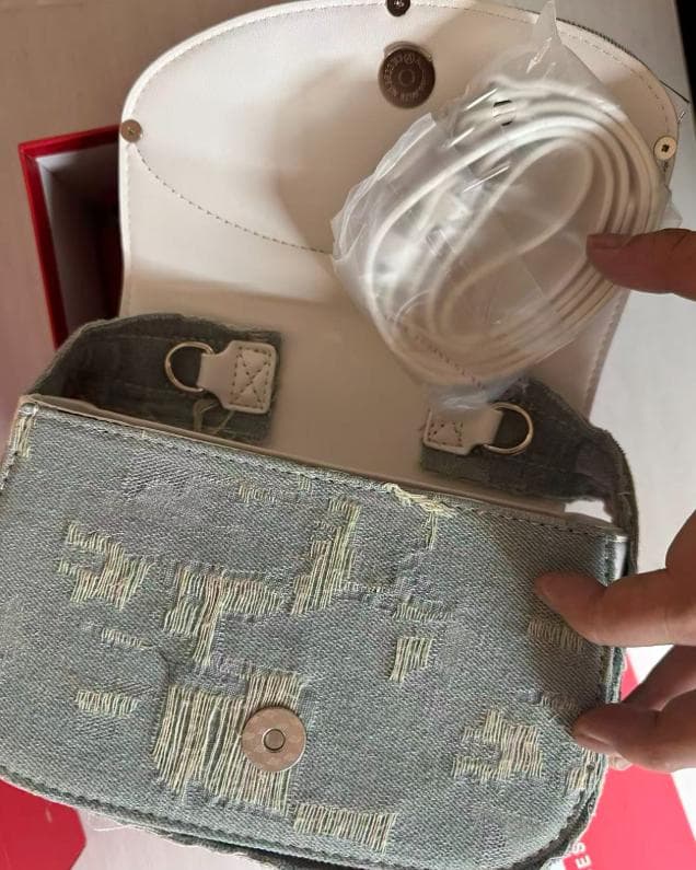 美品DIESEL デニムショルダーバッグ