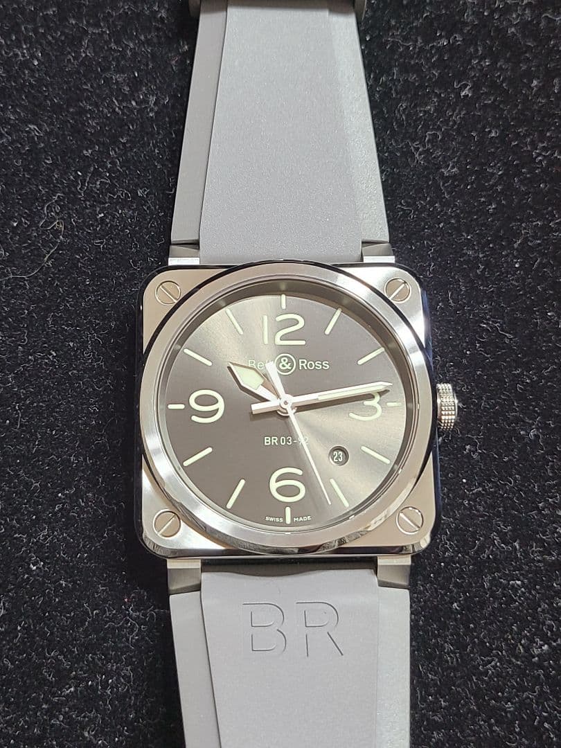 【限定値下げ　付属品欠品無し】Bell & Ross BR03 GREY LUM
