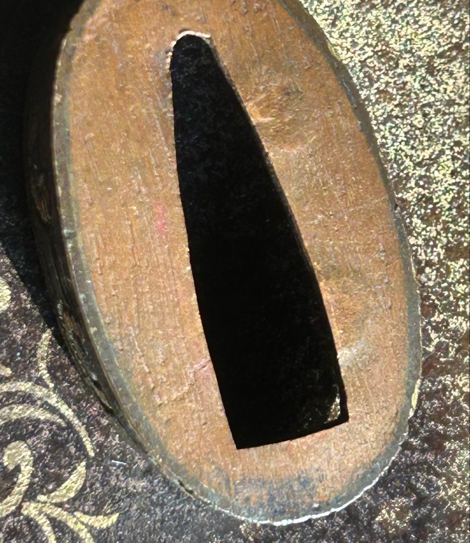 刀装具　波模様　武具　日本刀　骨董　アンティーク　コレクション