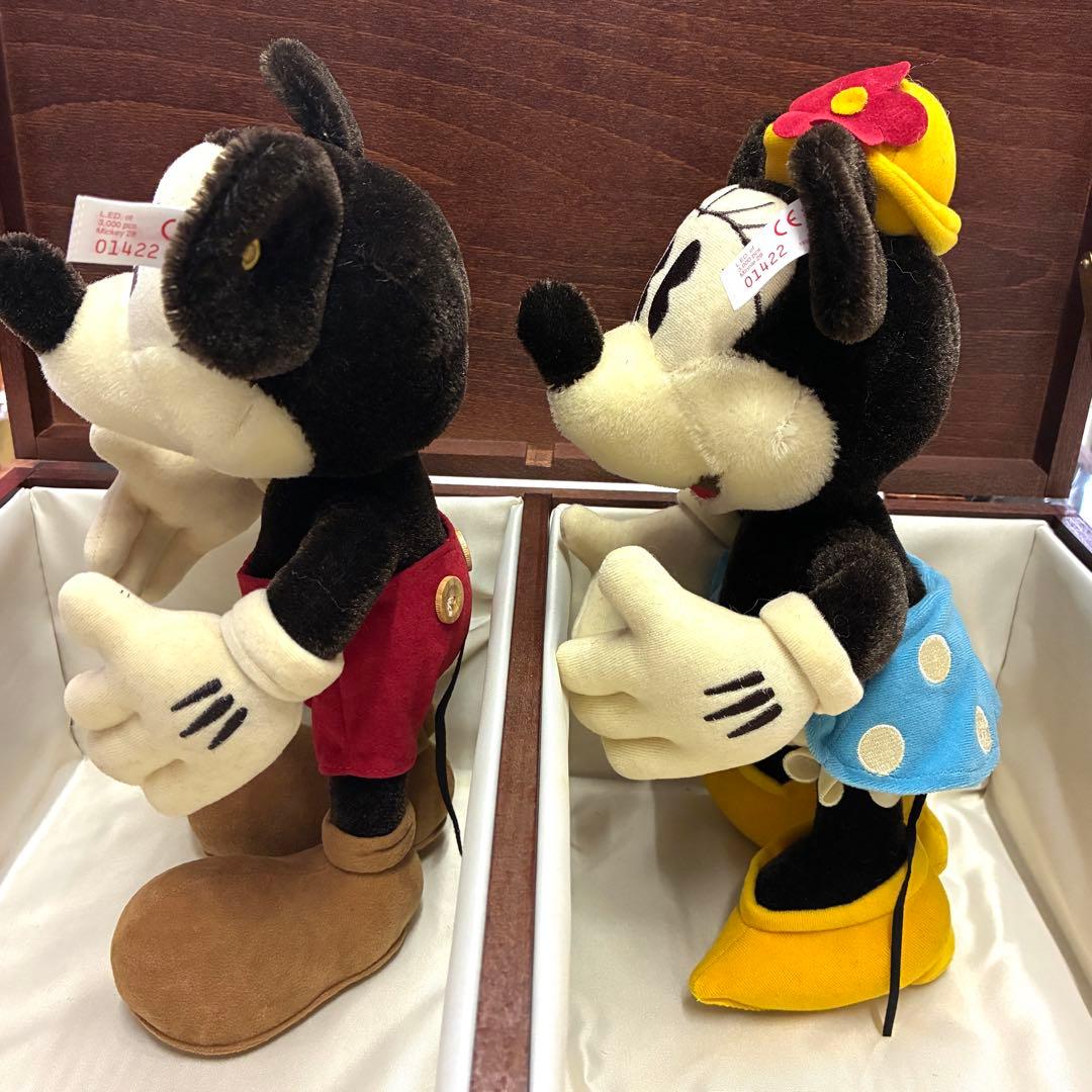シュタイフ　Steiff 　ディズニー　ミッキーミニー　ドール　70周年　限定品