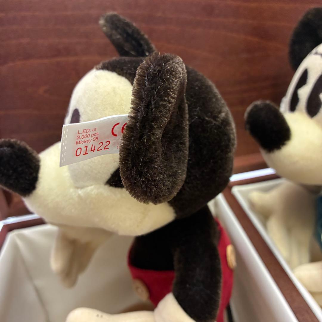 シュタイフ　Steiff 　ディズニー　ミッキーミニー　ドール　70周年　限定品