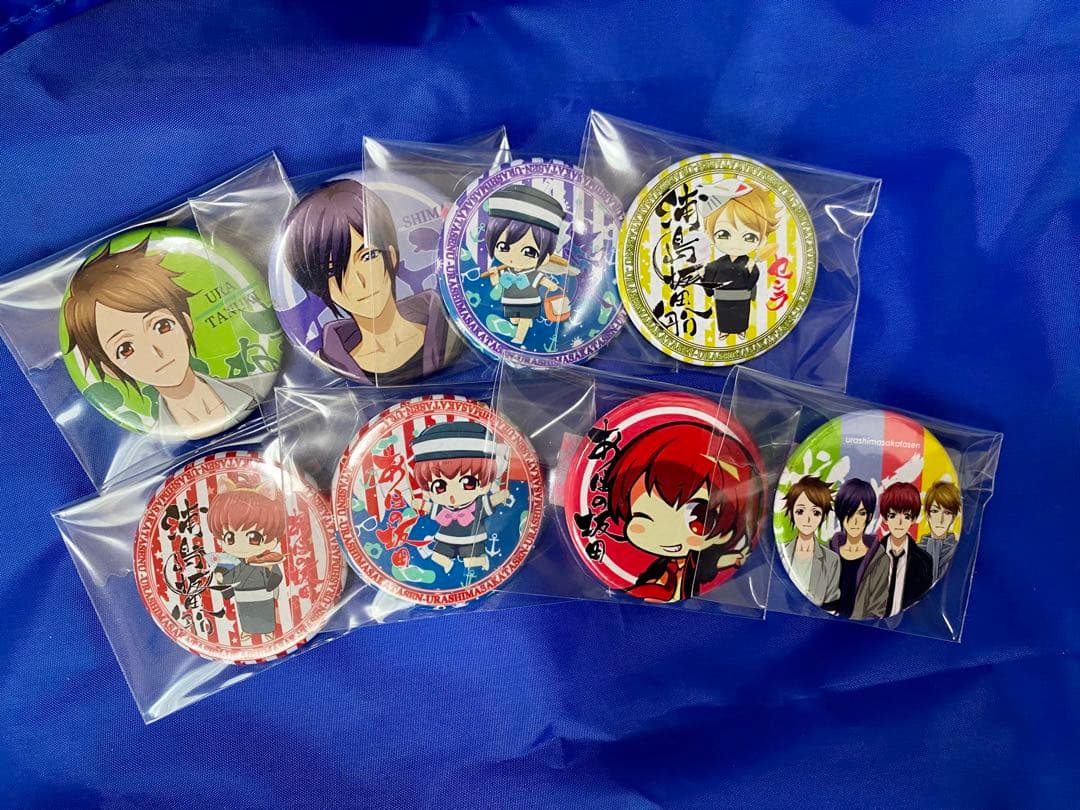 浦島坂田船　缶バッジ　ガチャガチャ