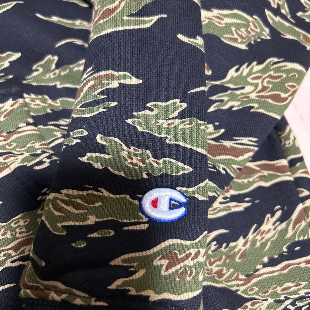 ロンハーマン UNDER R Champion 迷彩柄 パーカー Lサイズ