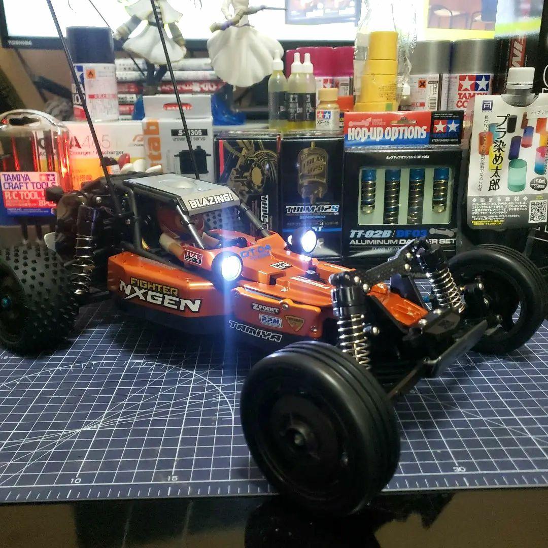 タミヤ 2025 DT04 ファイターネクスジェン カスタム ブラシレスセット