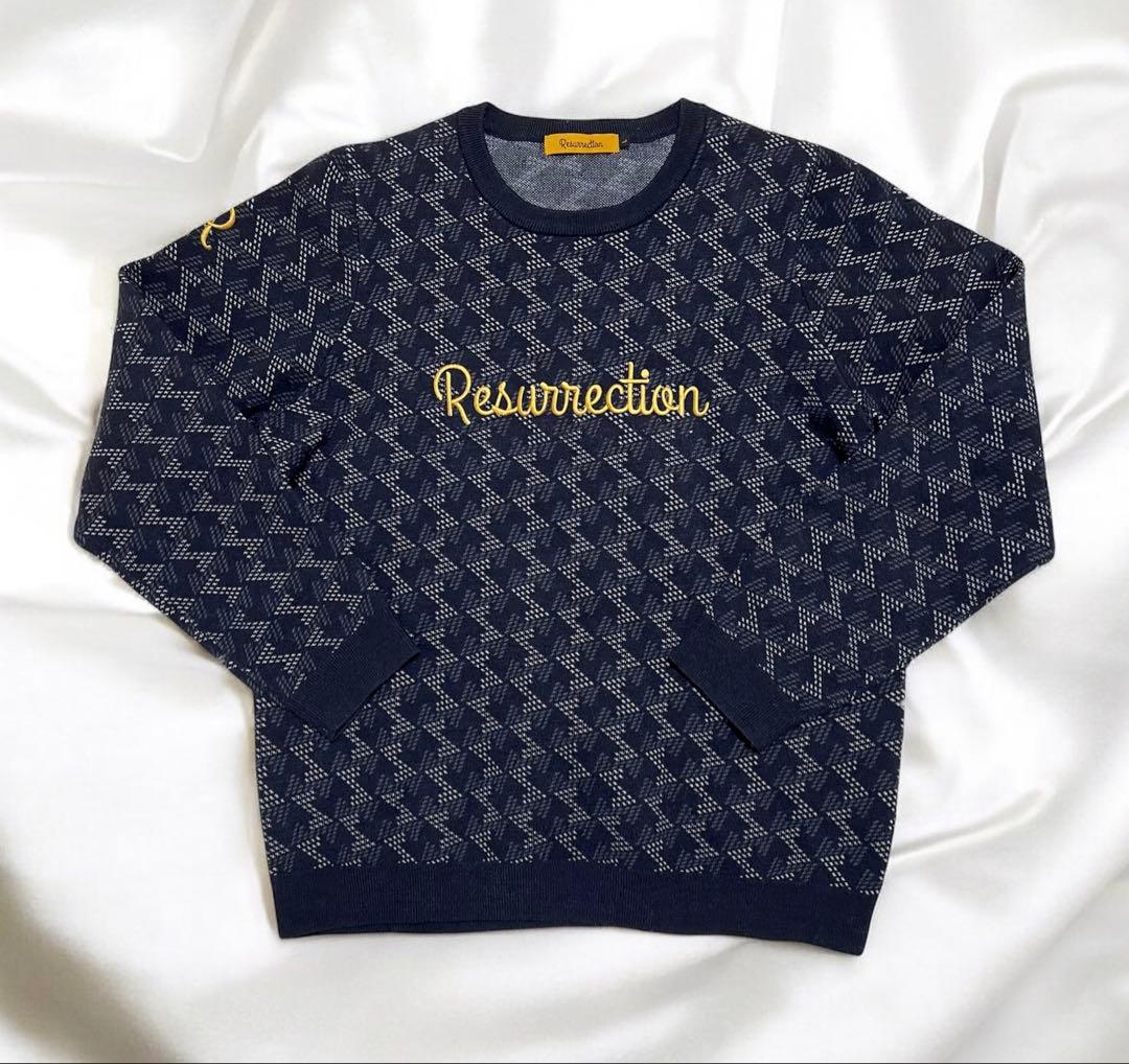 【美品】 Resurrection レザレクション 総柄ニット セーター