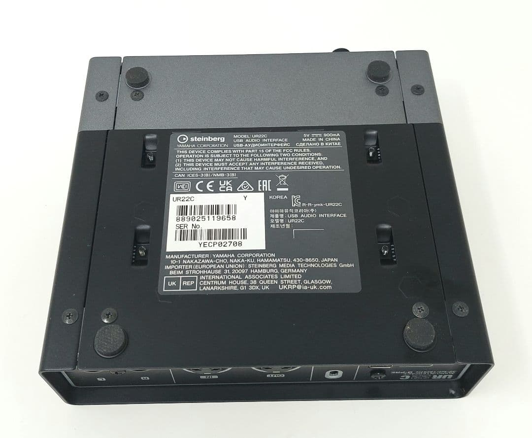Steinberg UR22C オーディオインターフェース