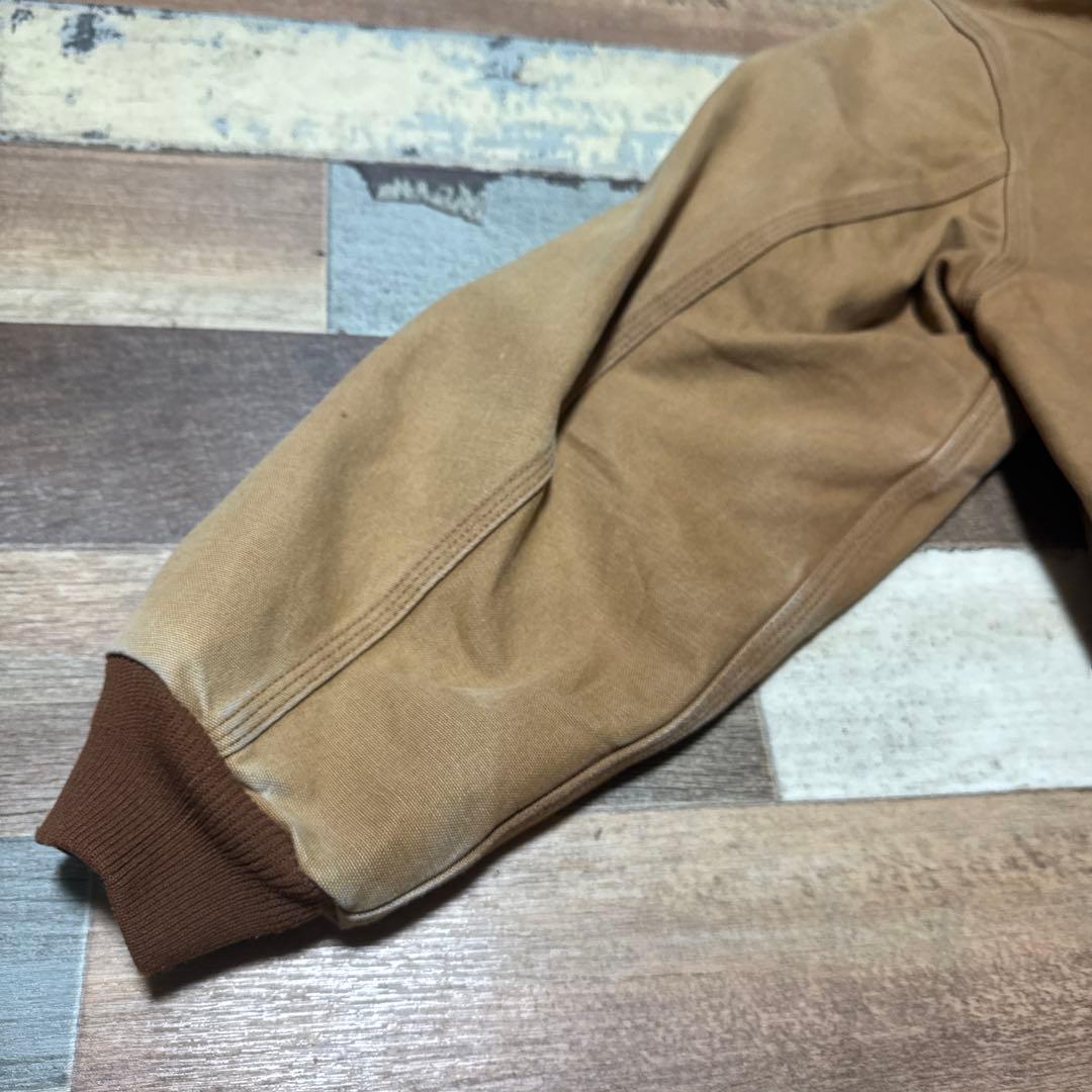 美品Carhartt カーハートXLダックジャケットフード付きブラウン