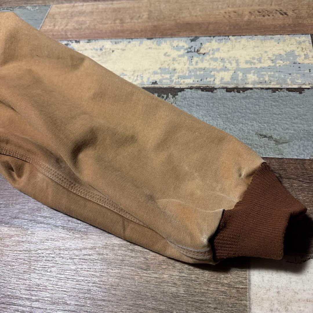 美品Carhartt カーハートXLダックジャケットフード付きブラウン