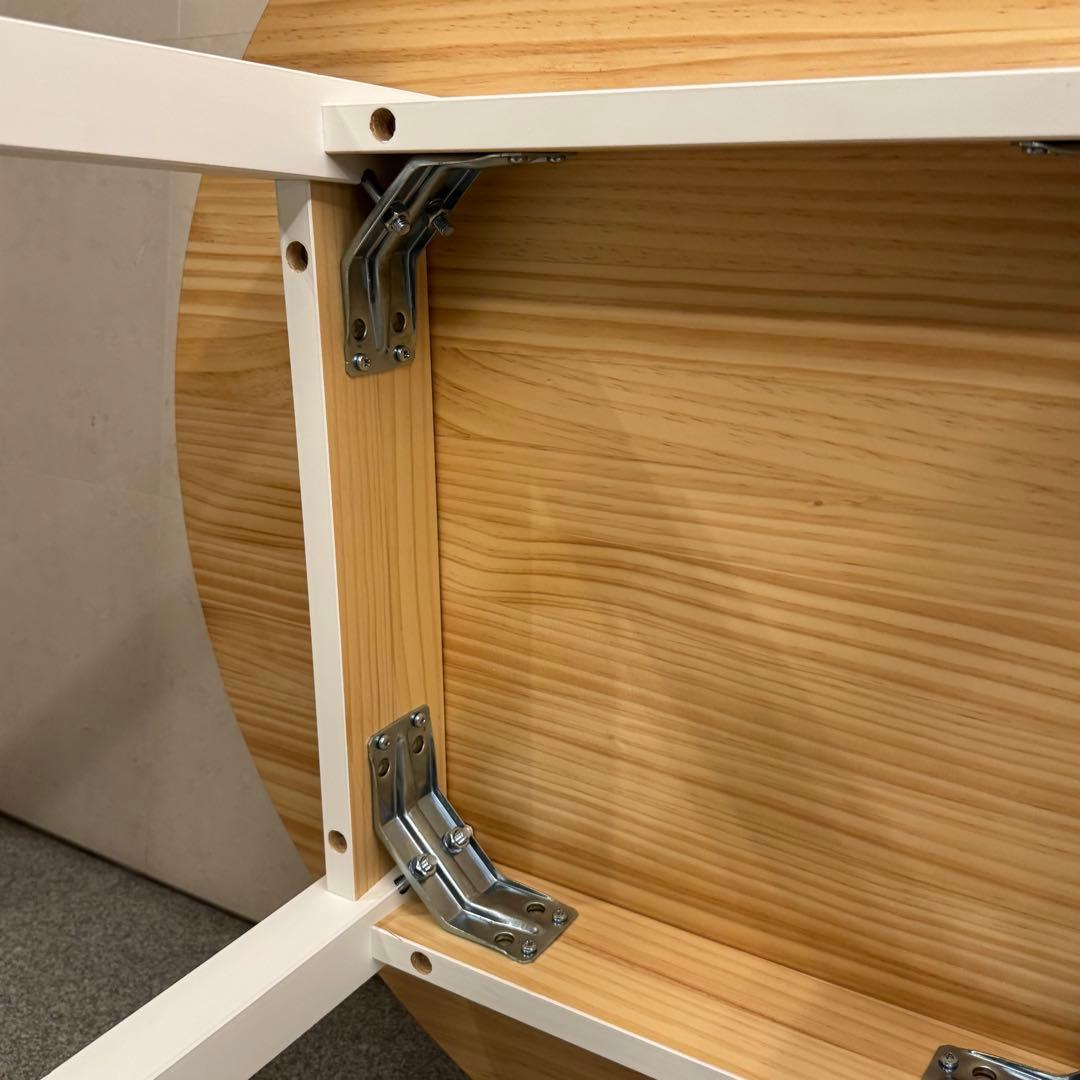 IKEA ピントルプ テーブル パイン材 85×75cm ナチュラル