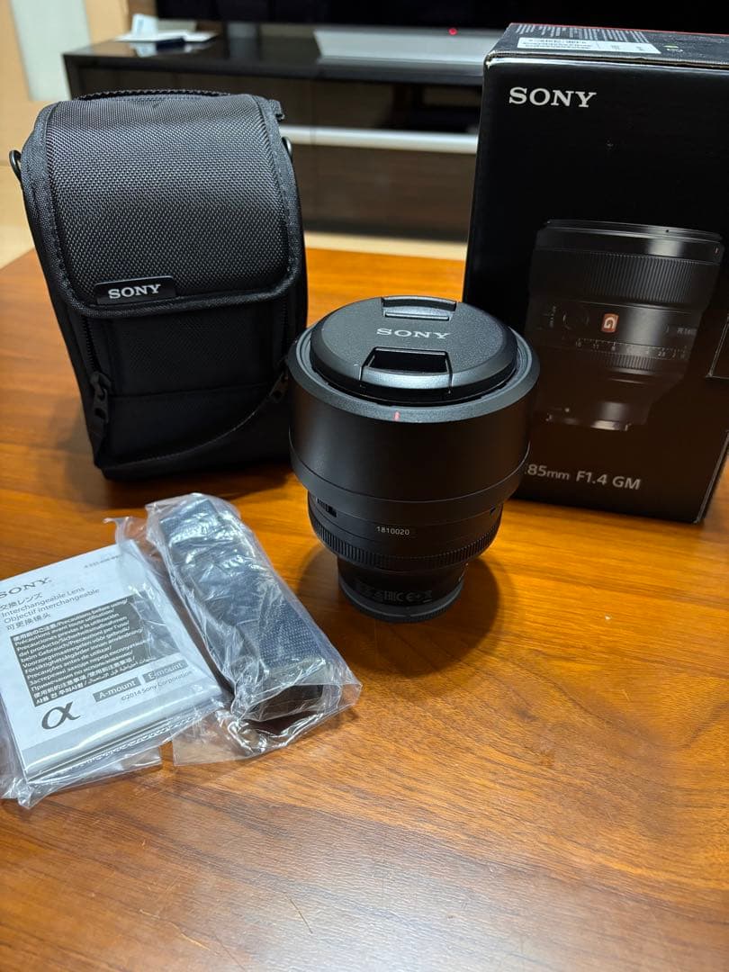 レンズ(単焦点) sony 85mm f1.4 GM