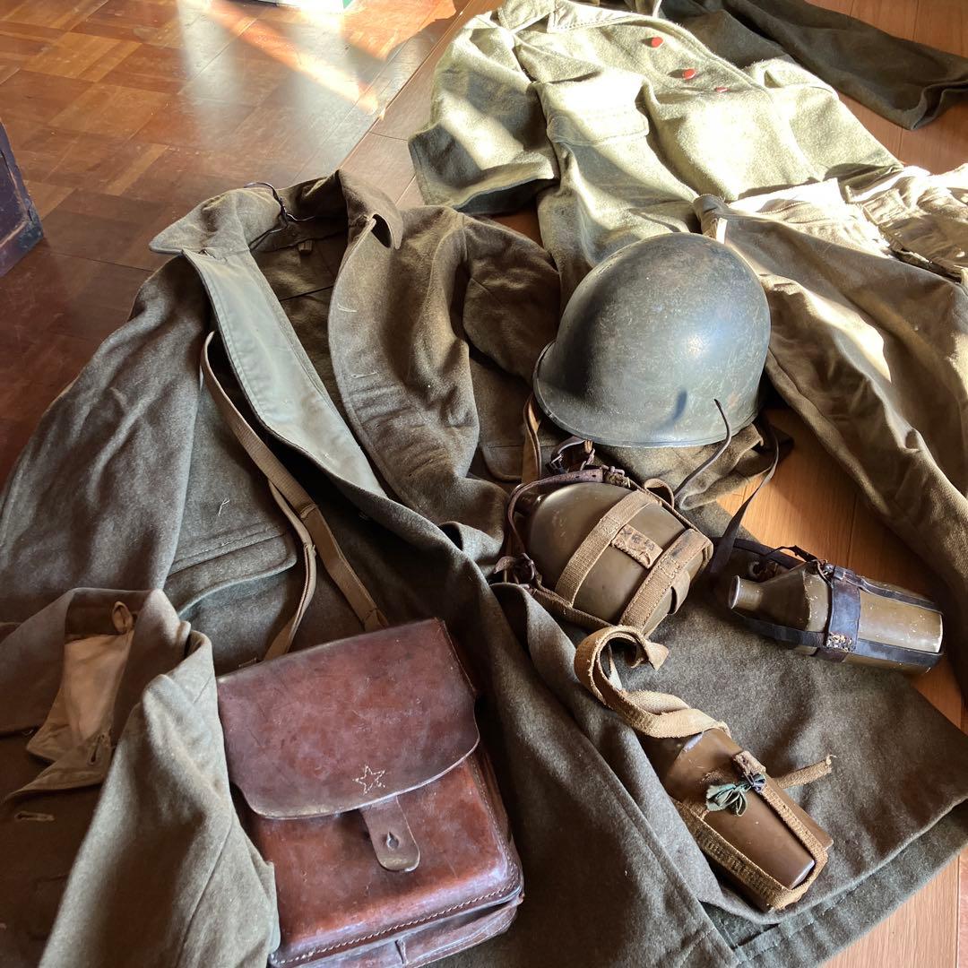 当時物　日本軍　軍服　鞄　戦時品
