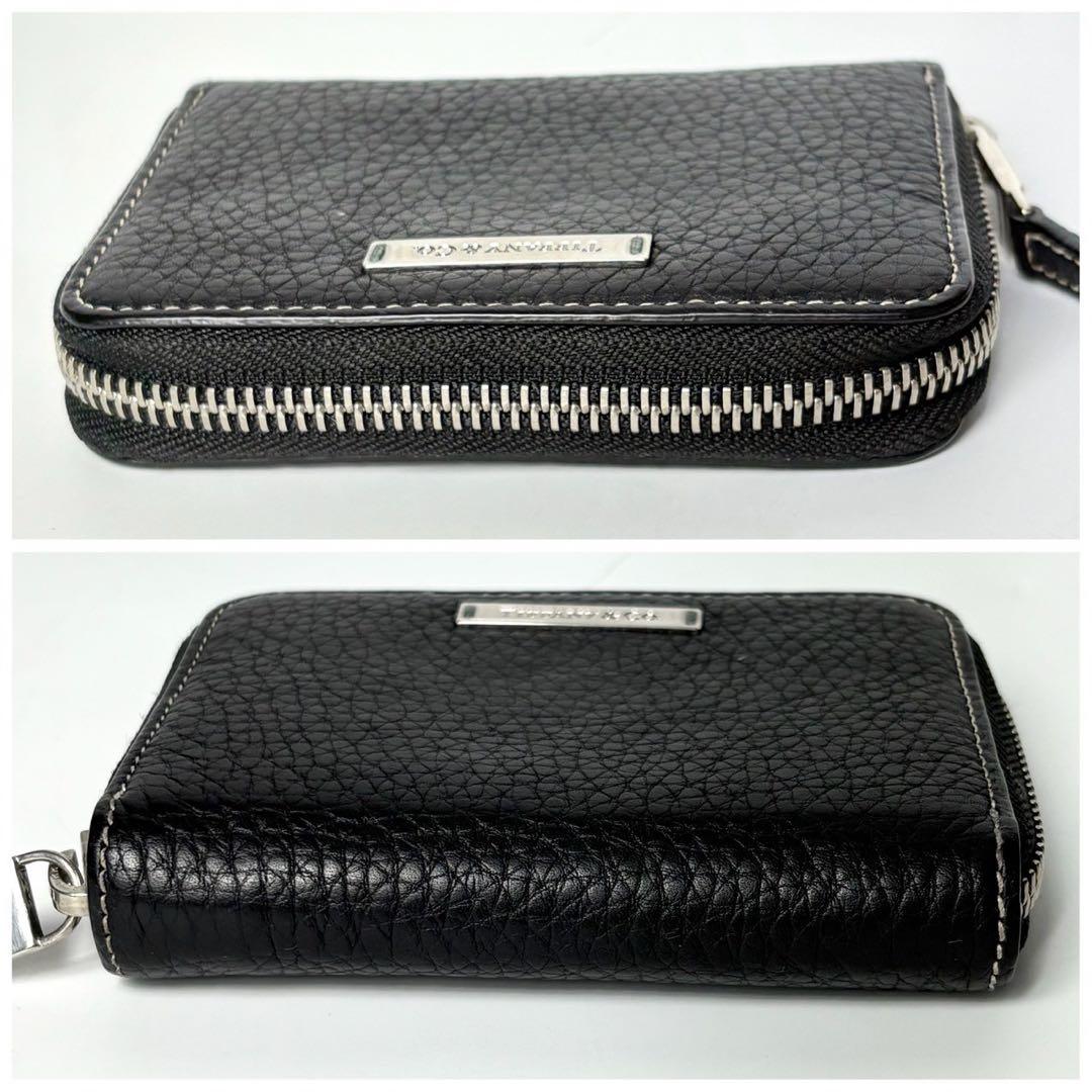 Tiffany&Co. コンパクト財布 ケース レザー 金具