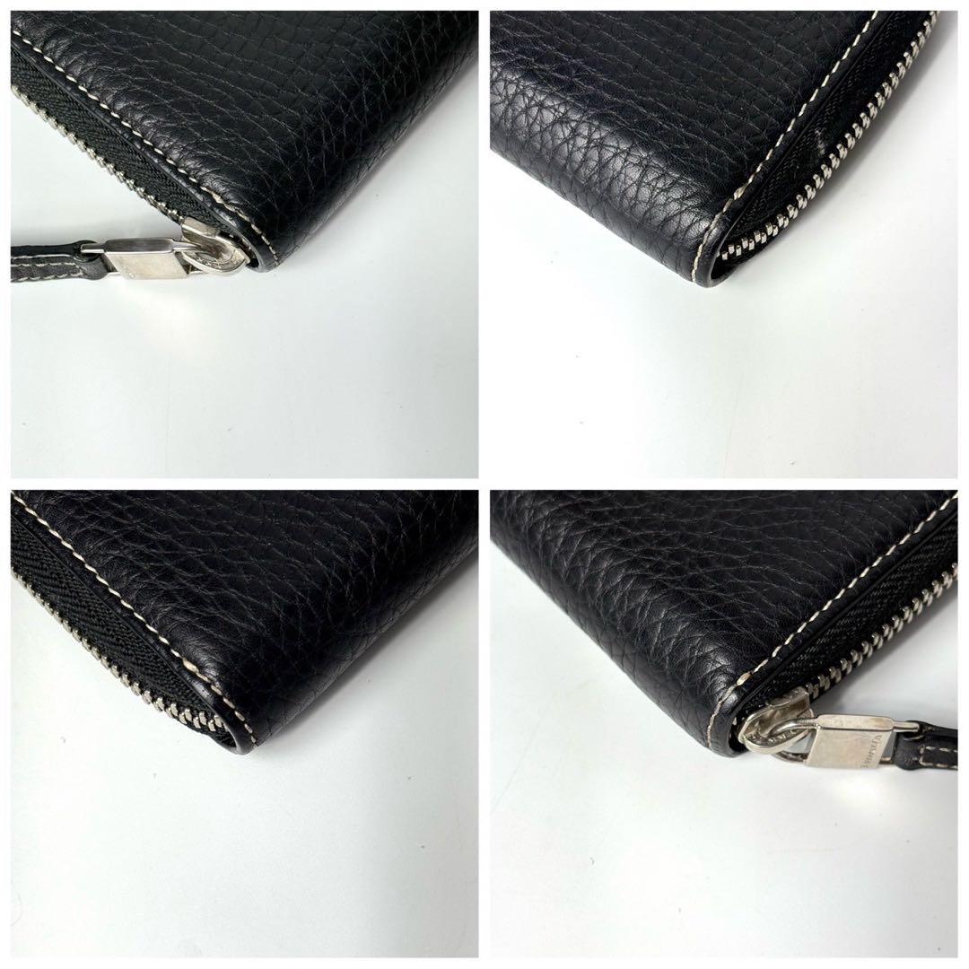 Tiffany&Co. コンパクト財布 ケース レザー 金具