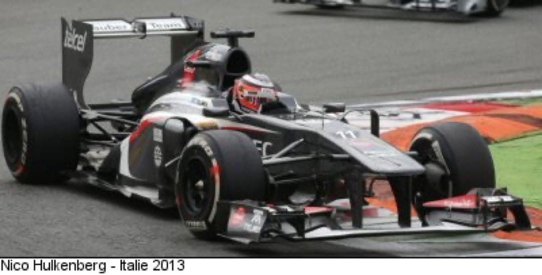 F1 ザウバー 2013年ニコヒュルケンベルグ直筆サイン入り1:43