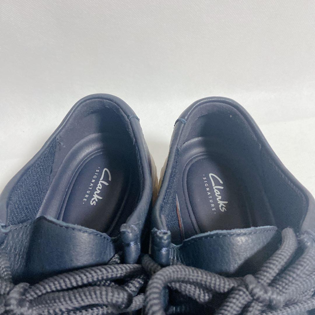 【美品】Clarks torhill lo クラークス　トーヒル ロー ネイビー