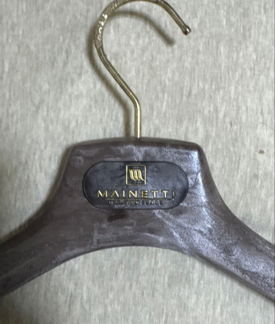 マイネッティ, コートハンガー, ダークブラウン, 肩幅: 43cm, 5本