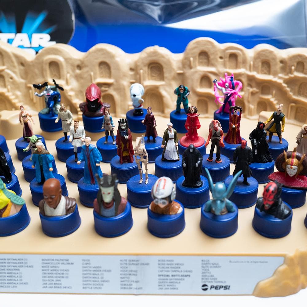 スターウォーズ エピソード1ボトルキャップ 限定コレクションステージ付き