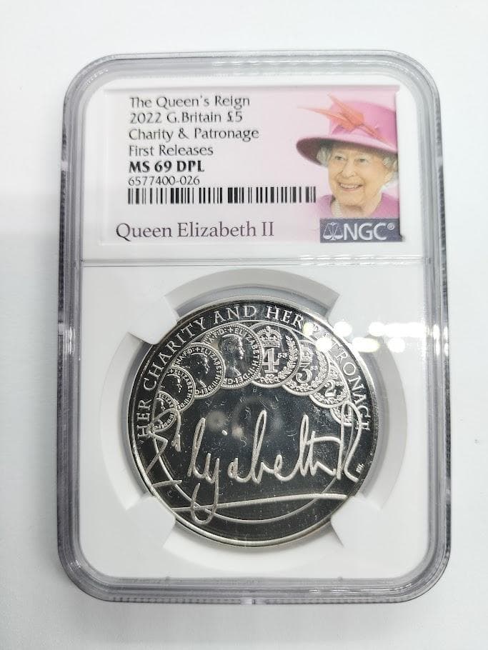 NGC MS69DPL 2022 イギリス Charity&Patronage