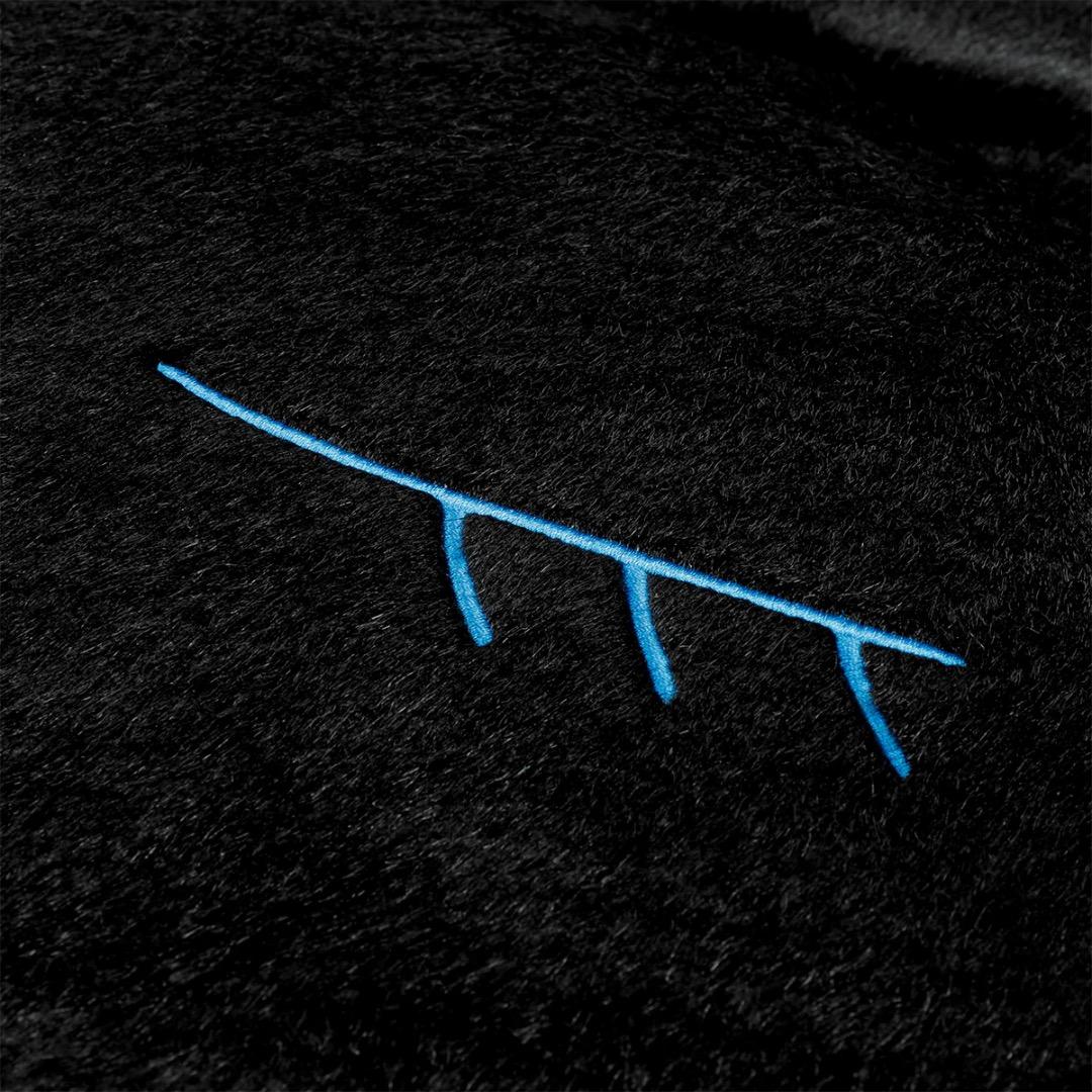 年始セール❗️カイカイキキ『村上隆』お花クッション / ブラックx青 (60cm)