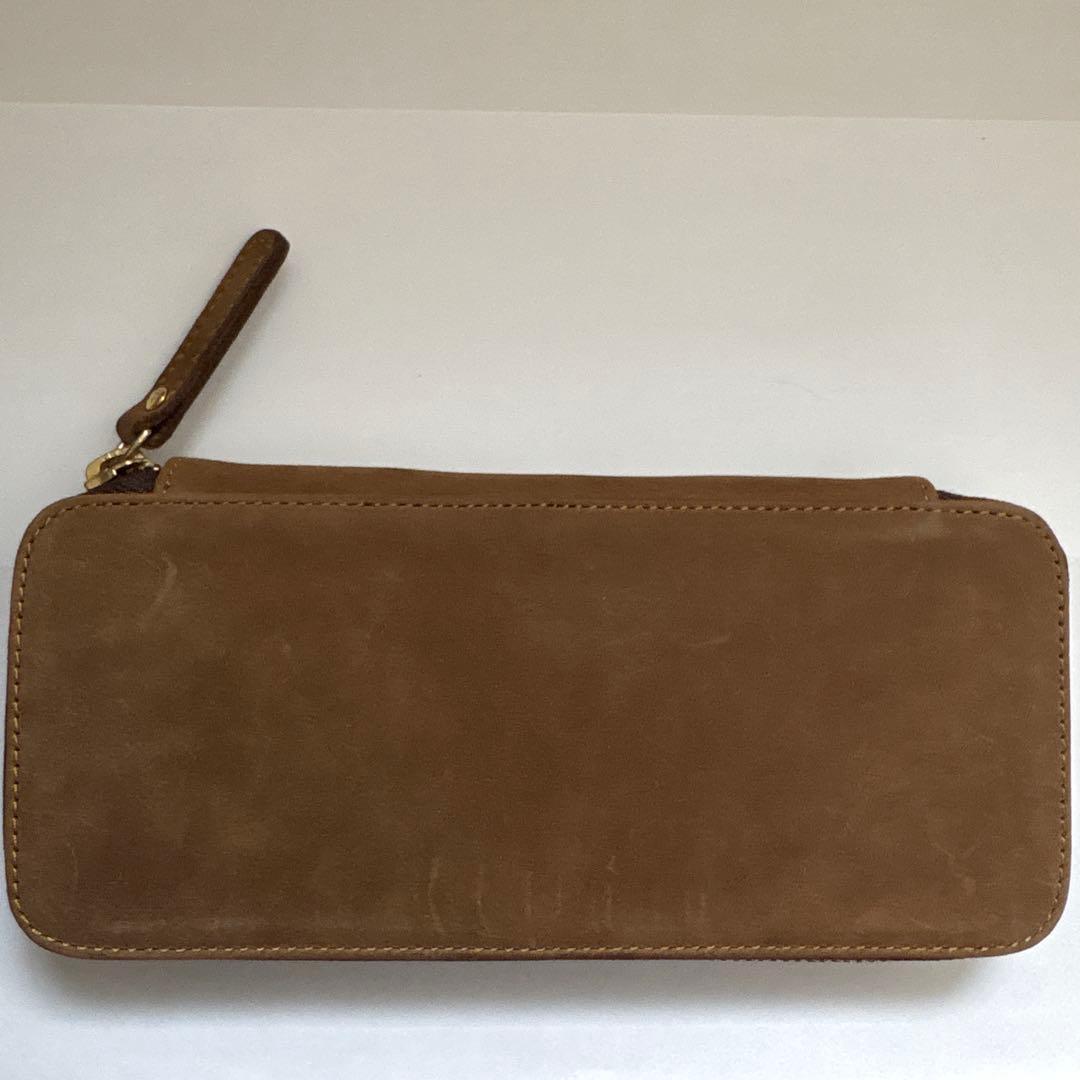 今堀　バハギア　ラウンドジップペンケース　クレイジーホース