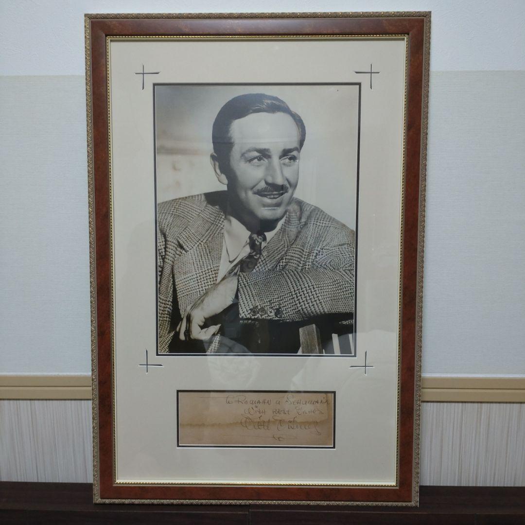 ディズニー直筆サイン入り写真