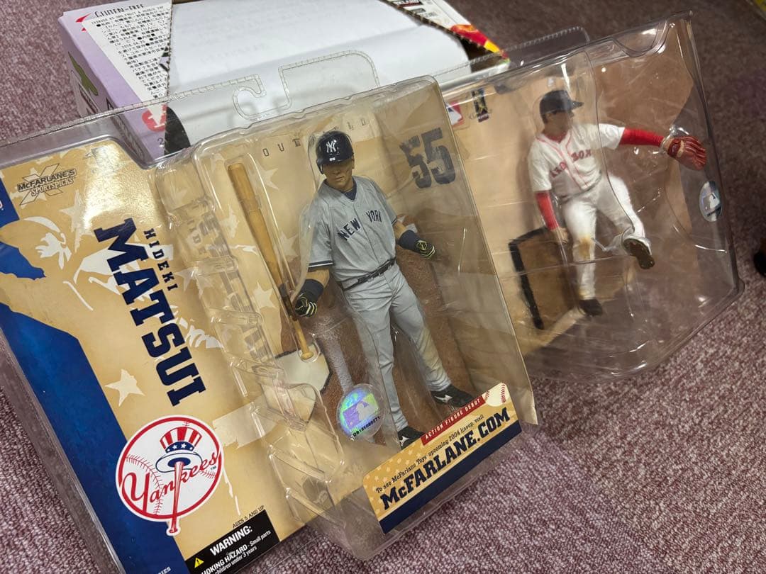 Mcfarlane マクファーレン MLB フィギュア 松井秀喜・松坂大輔