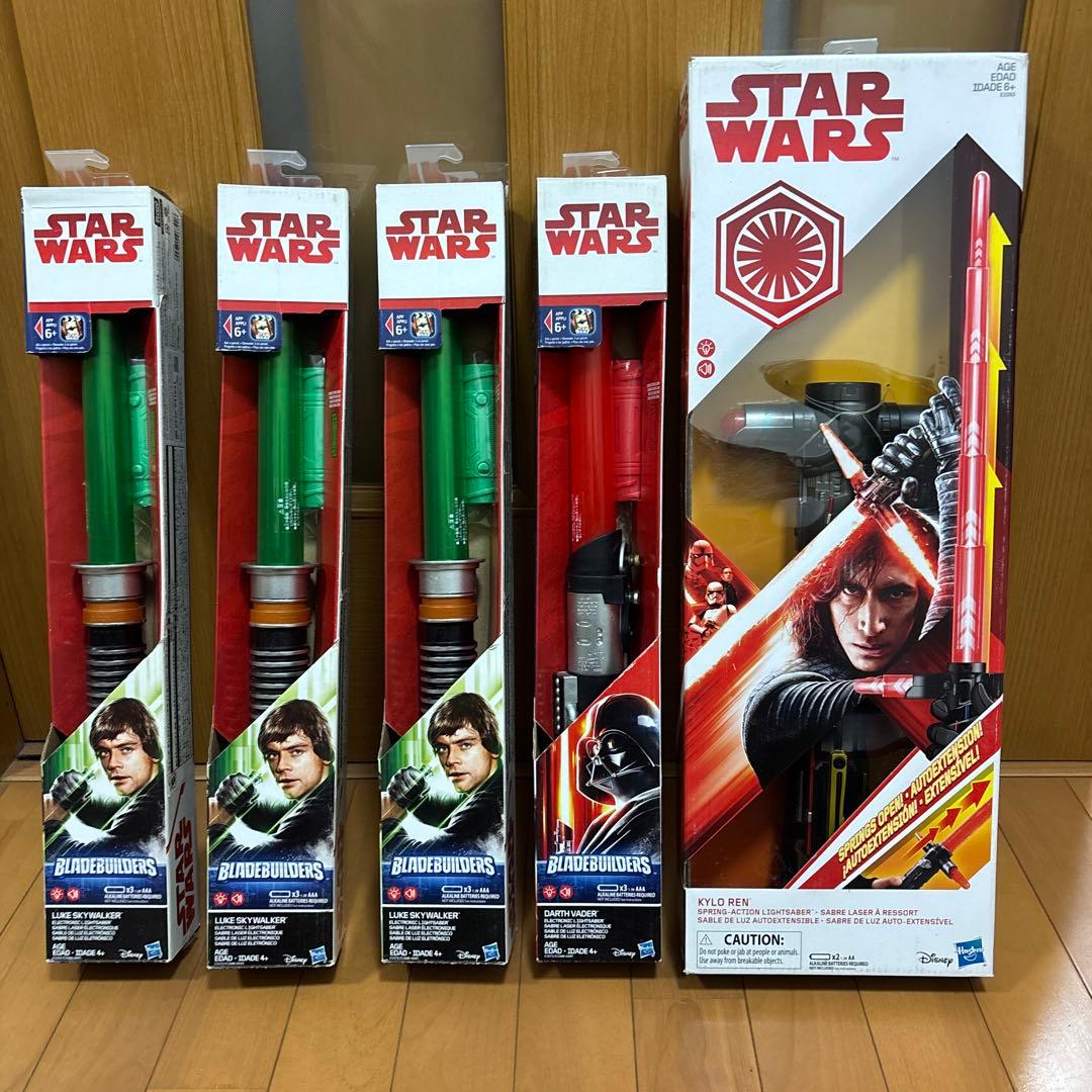 Star Wars Bladebuilders ライトセーバー5本セット