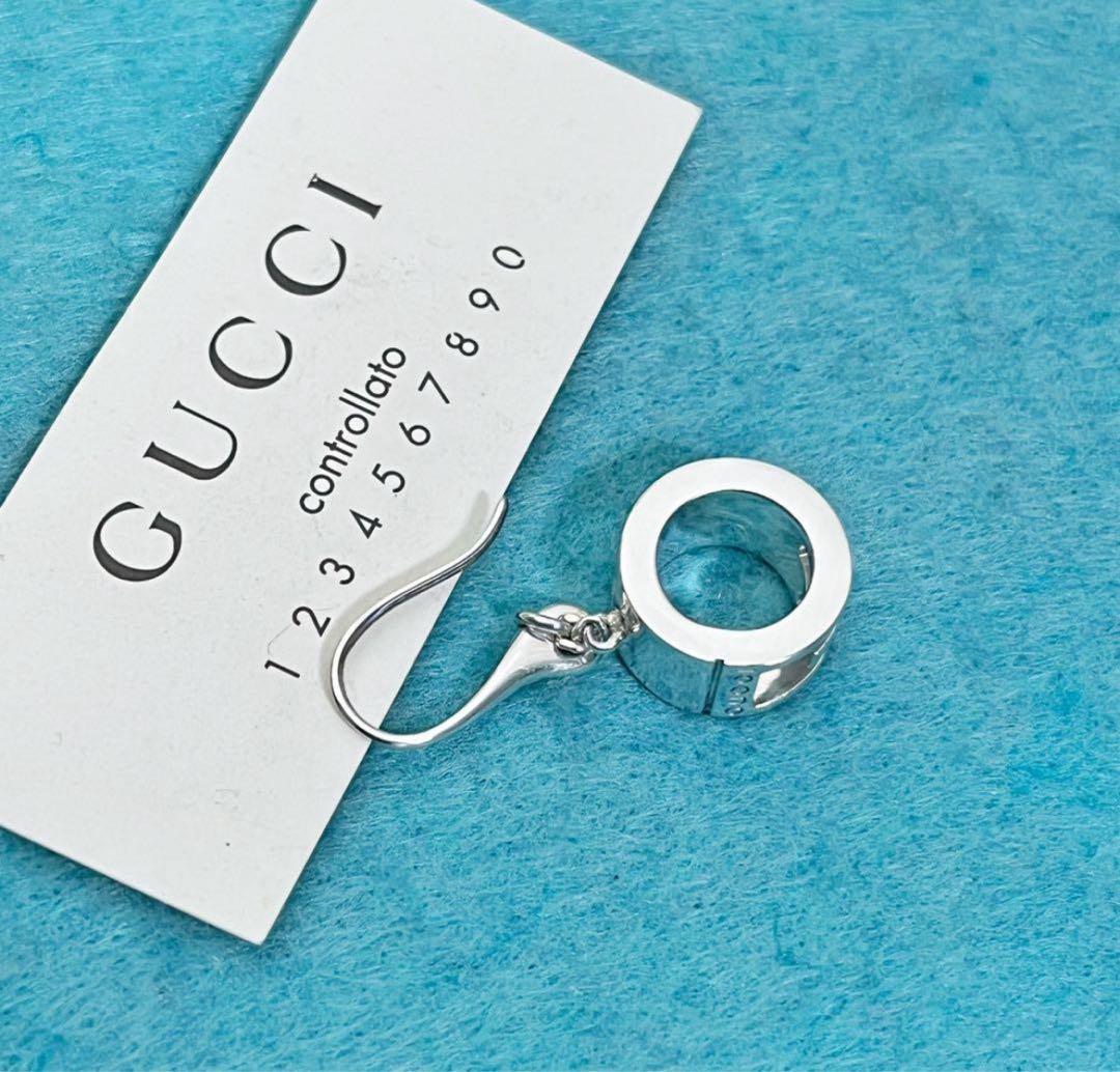 極美品‼️GUCCI Gモチーフリングピアス　両耳セット