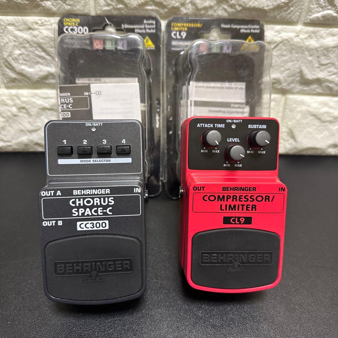 美品　Behringer ギターエフェクター2点セット　元箱付き