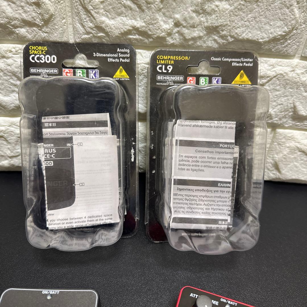 美品　Behringer ギターエフェクター2点セット　元箱付き