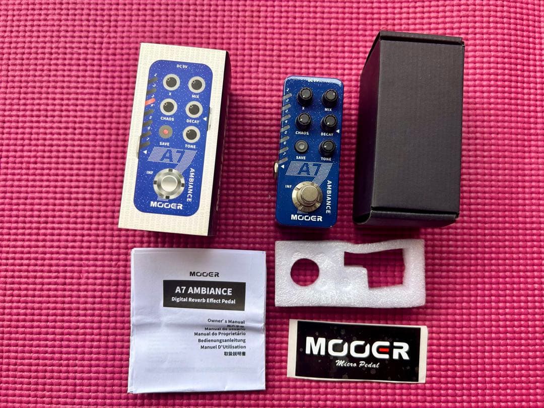 ギター MOOER A7 AMBIANCE REVERB