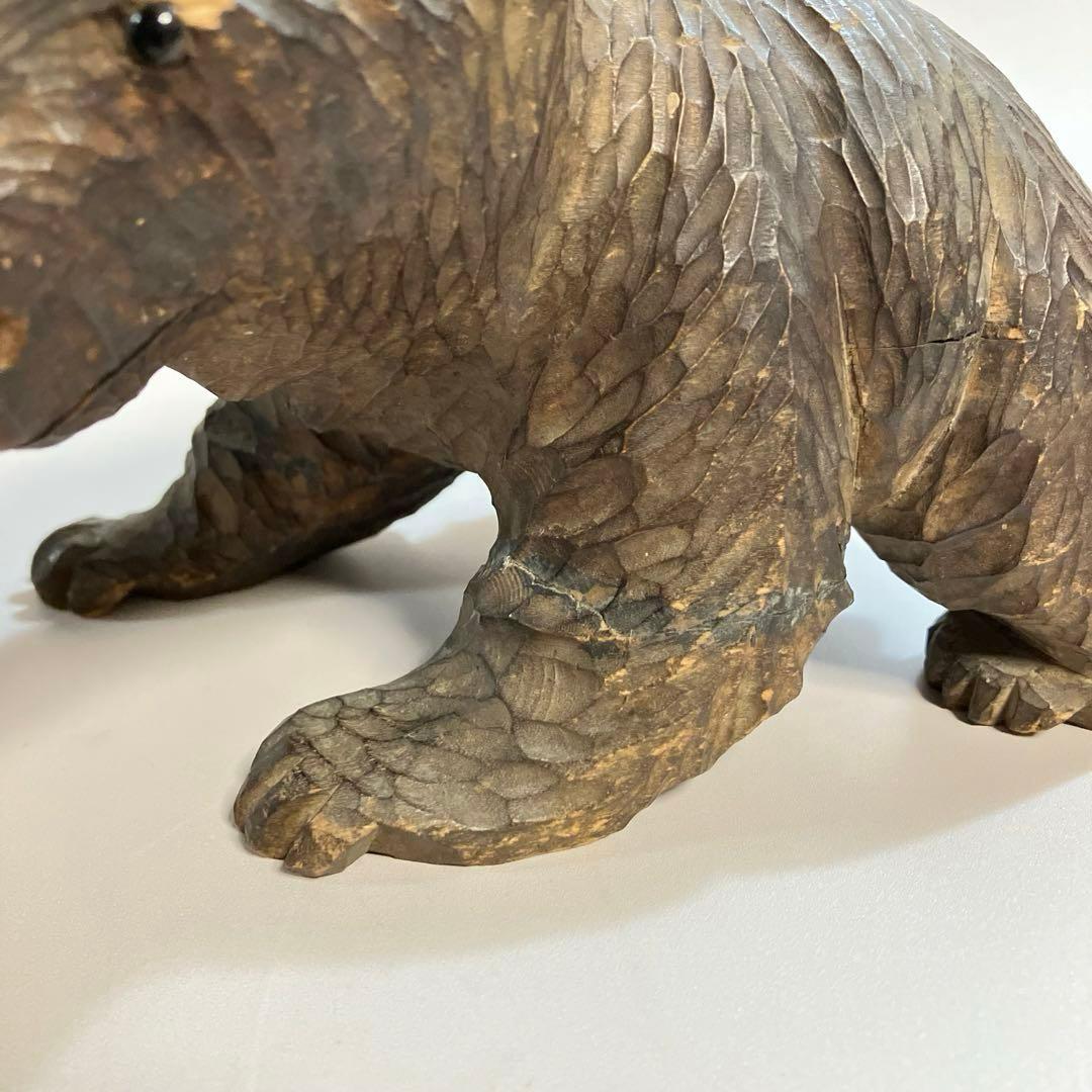 専用　北海道　古作　旭川　アイヌ　木彫りの熊　木彫り熊　木彫熊　民芸　伝統工芸