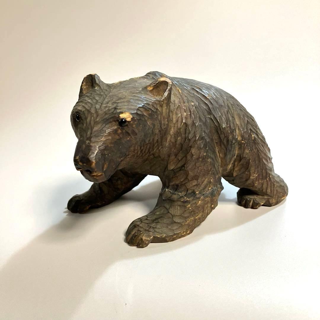 専用　北海道　古作　旭川　アイヌ　木彫りの熊　木彫り熊　木彫熊　民芸　伝統工芸