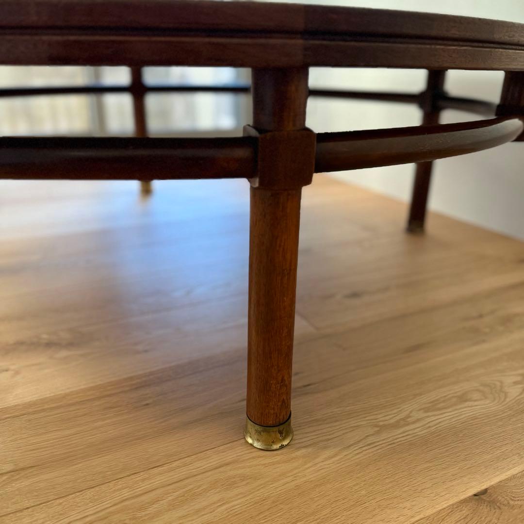 【お値下げ】高級木材 マホガニー ヴィンテージ テーブル マット付き