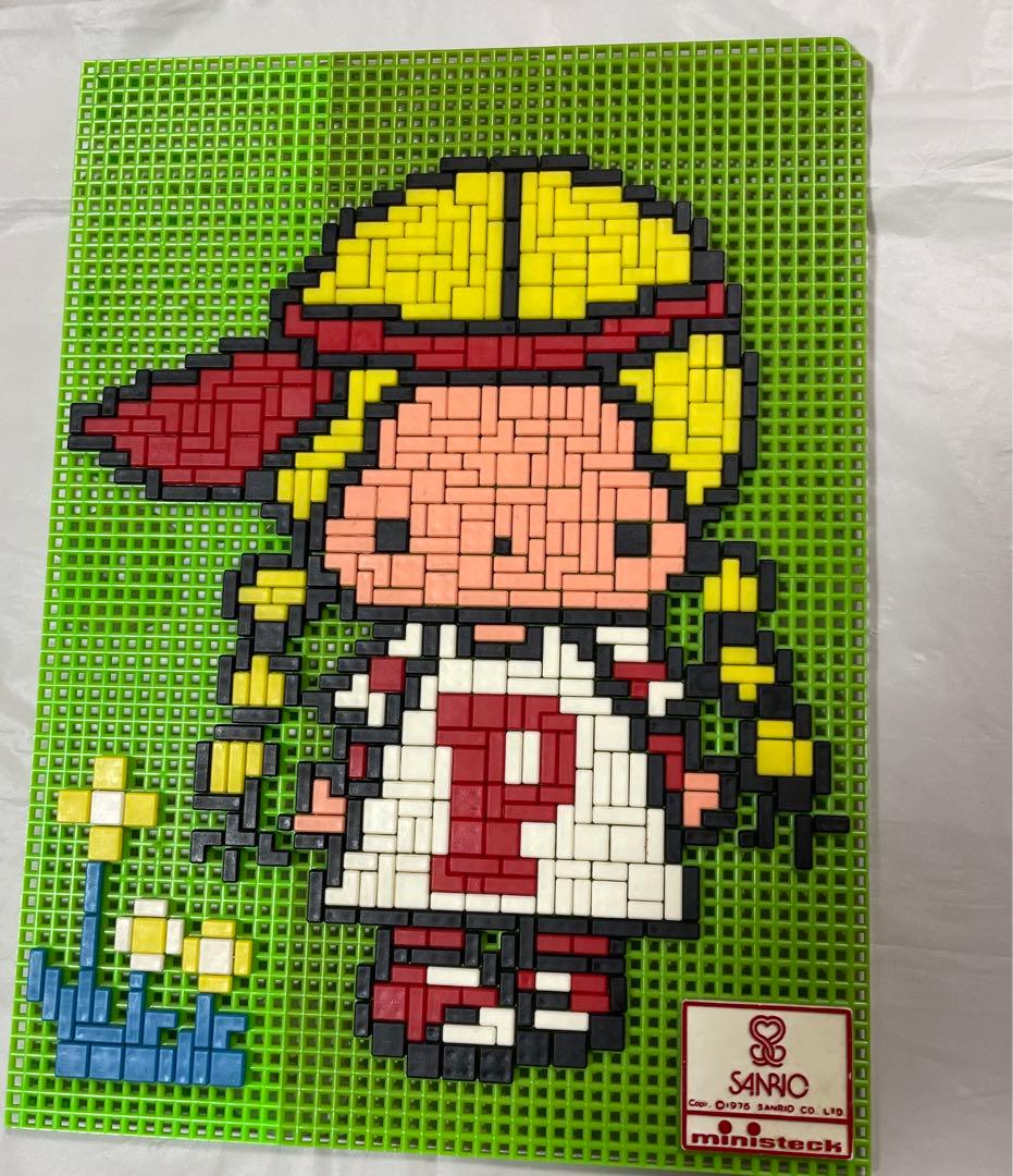 サンリオ パティ＆ジミーのパティちゃん ブロックアートパネル 希少薄品