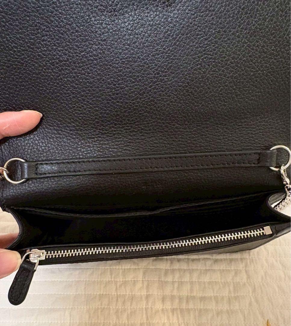 売約済みGALLARDAGALANTE 【2.718】-ウォレットミニバッグ黒