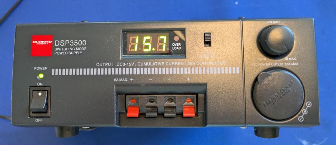 第一電波工業 DSP3500 直流安定化電源 DC 3-15V 35A