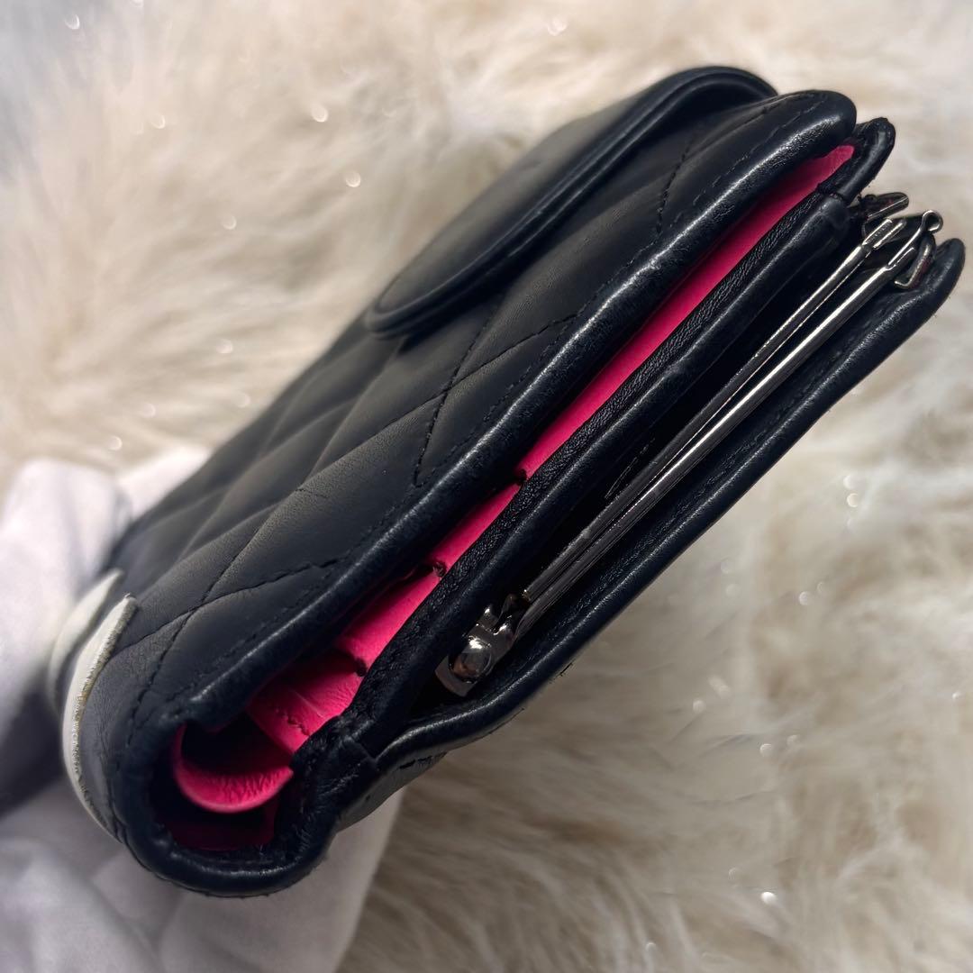 ❤️ シャネル　二つ折り財布　カンボンライン　マトラッセ