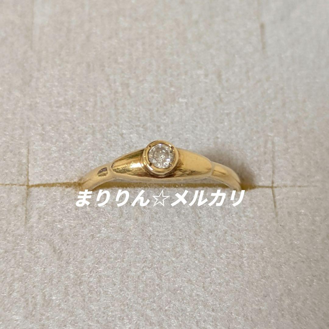 K18 ダイヤモンドリング ジュエリーマキ