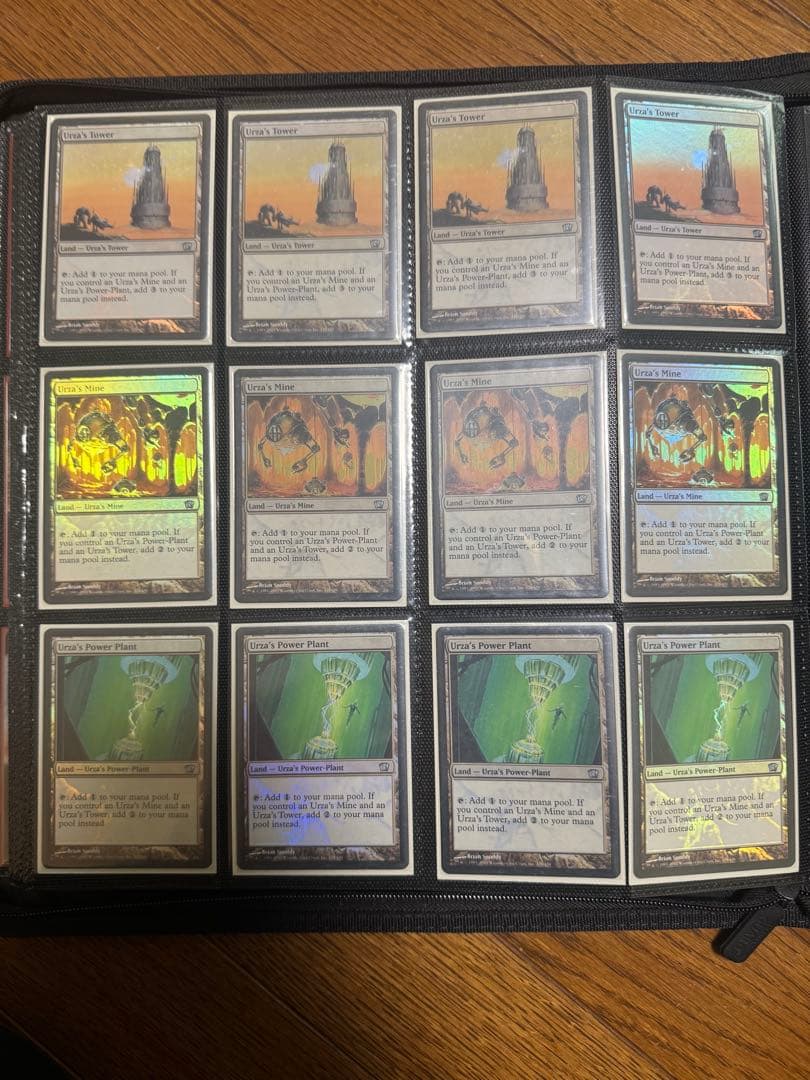 初版　foilセット　ウルザの塔　ウルザの魔力炉　ウルザの鉱山