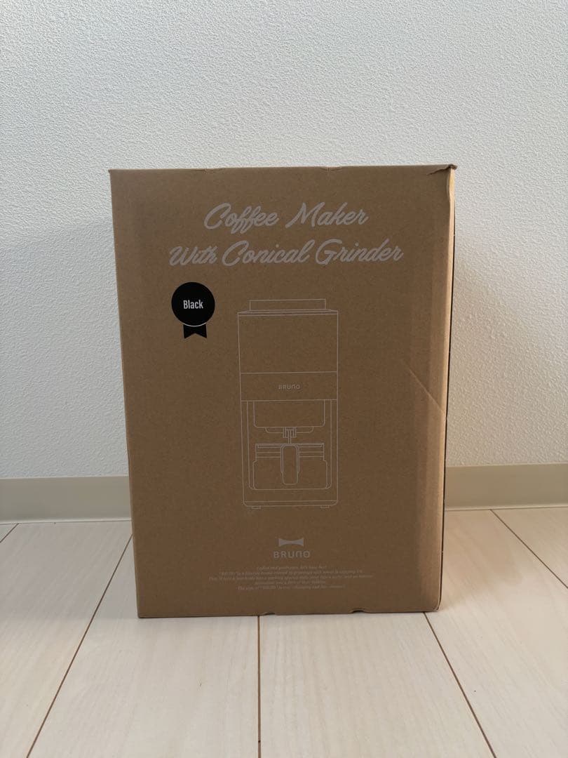 BRUNO ブルーノ コーヒーメーカー 全自動 ブラック BOE144-BK