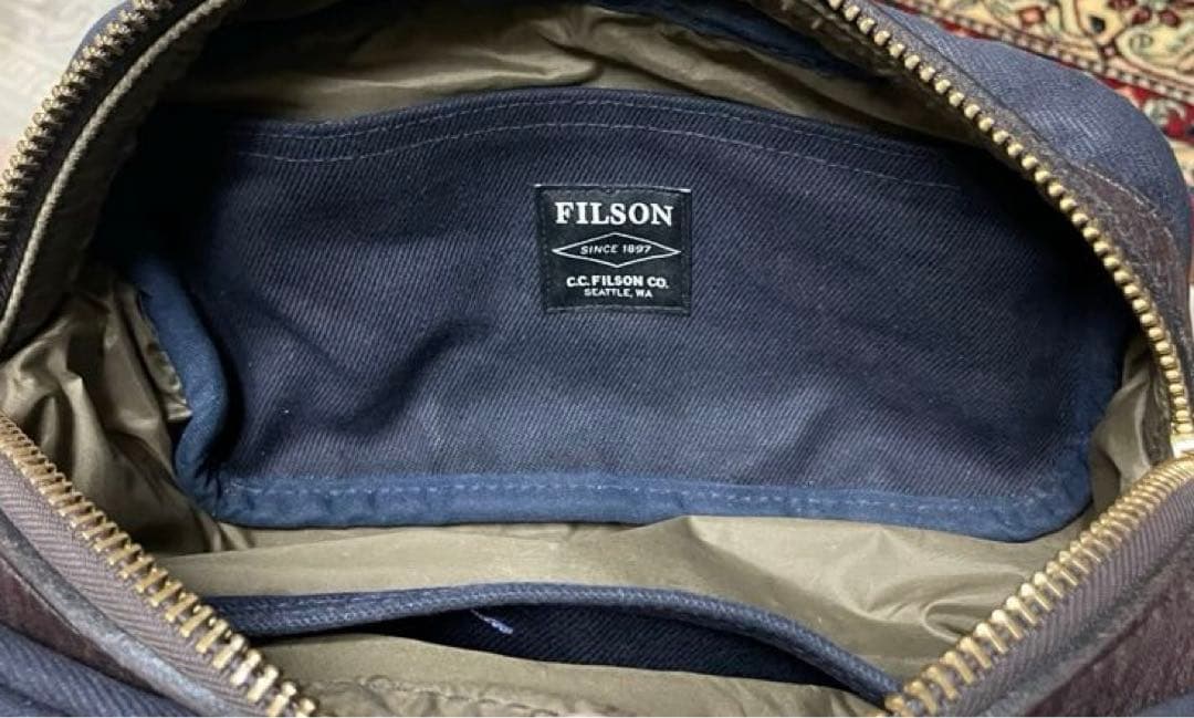 Filson Travel Kit トラベルキット ポーチ Navy 紺