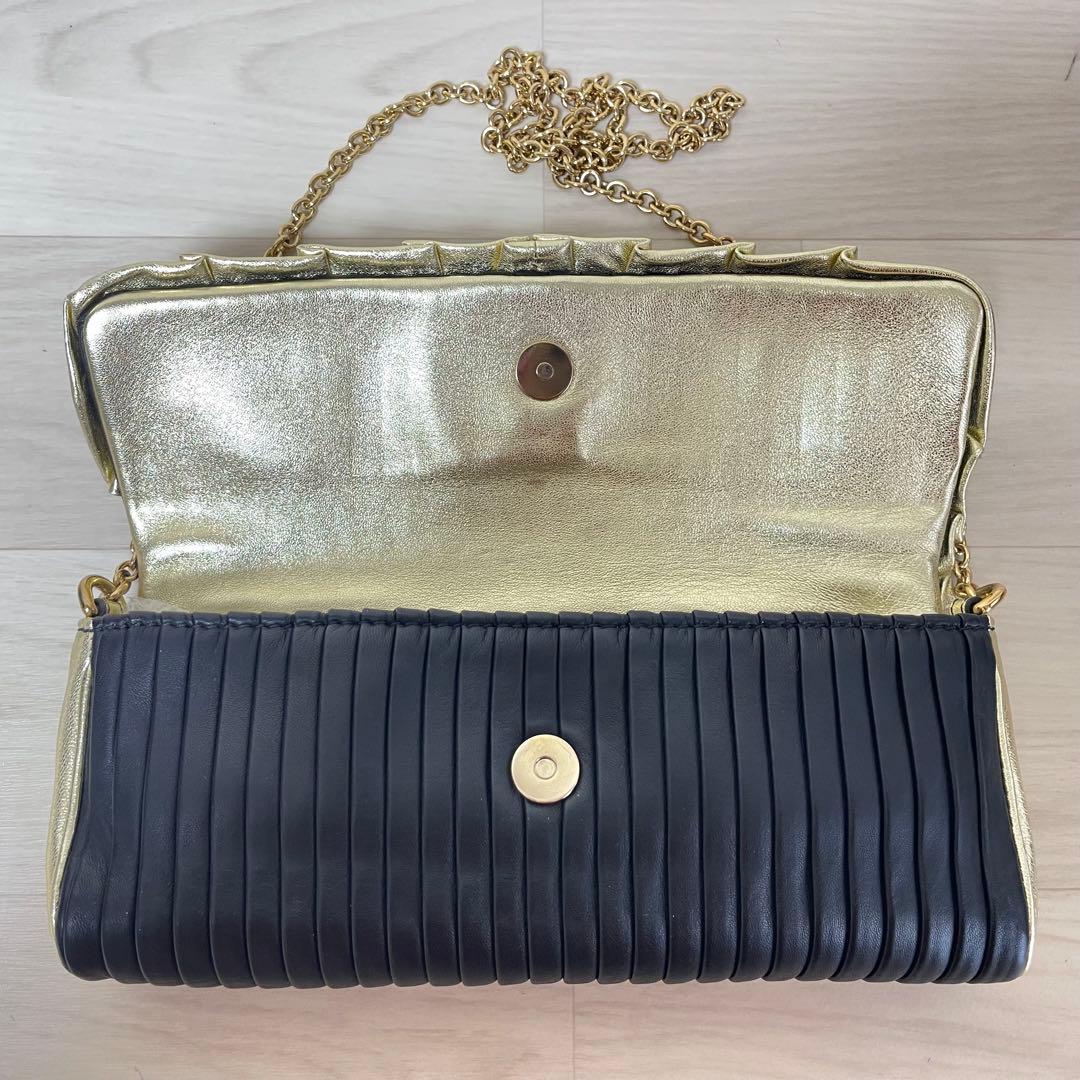 ☆訳あり☆ ドルチェ&ガッバーナ チェーン ショルダー パーティー バッグ