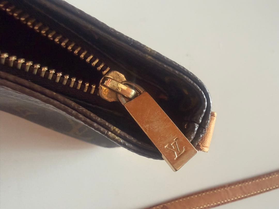 【訳あり品】ルイ・ヴィトン モノグラム トロターショルダーバッグ